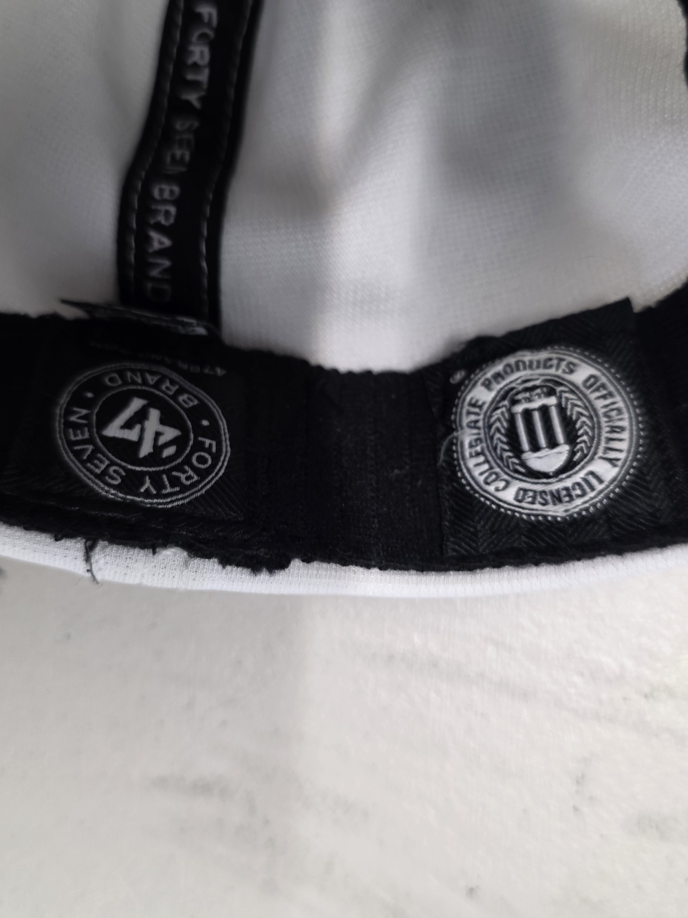 Army Black Knights NCAA White Adjustable Strapback Hat Forty Seven OS - Picture 4 of 6